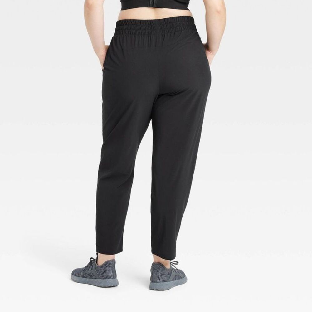 All In Motion - Women's Active Light High-Rise Taper Pants - All I Black - Picture 4 of 4